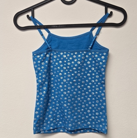 BCG Peace Cami Tank Top Blue XS - Picture 3 of 6